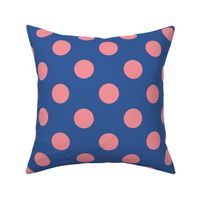 Soft-pink-regular-polka-dots-on-vintage-ocean-blue---XL-jumbo