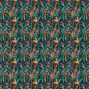 palm spring trees Emerald green_ mini micro