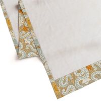 Summer octopus damask - large scale