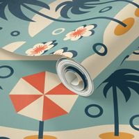 3108 A - retro summer beach vibes