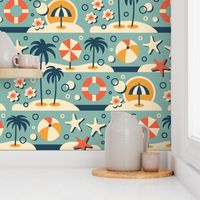 3108 A - retro summer beach vibes