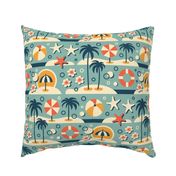 3108 A - retro summer beach vibes