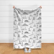 Lighthouse Toile Black