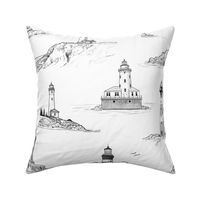 Lighthouse Toile Black