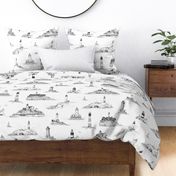 Lighthouse Toile Black