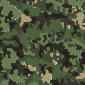 German Zelt-tarnmuster Summer Camouflage Pattern