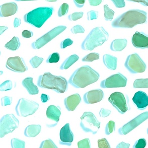 Sea Glass (Cool Tones large scale)