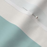 Cabana Stripes - 2 inch stripe - mint green and cream