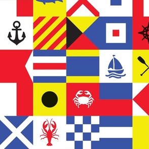 Nautical Alphabet Pattern