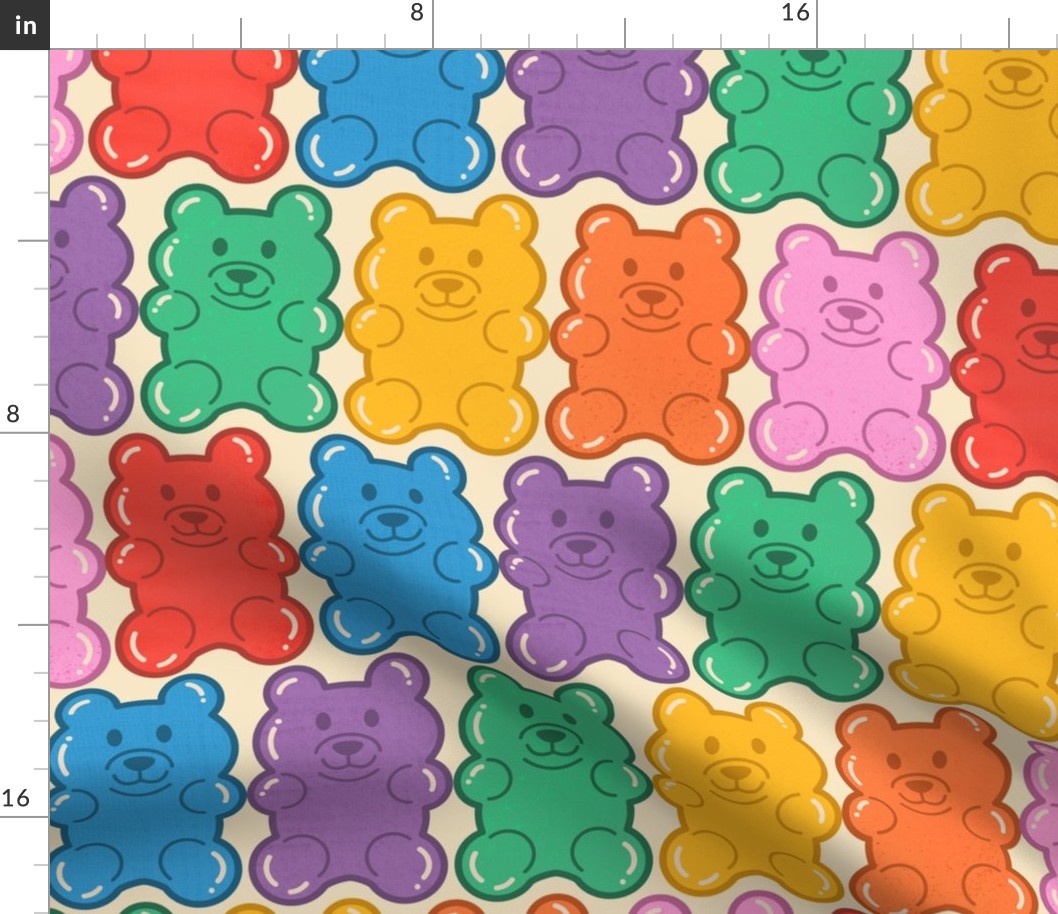 Juicy Gummy Bears - Large Scale