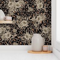 Floral Animal Print - Earth Tones