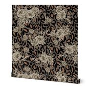 Floral Animal Print - Earth Tones