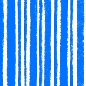 Textured Vertical Rough Lines | M | A perfect boys' room stripes in royal blue