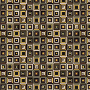 mosaic in brown