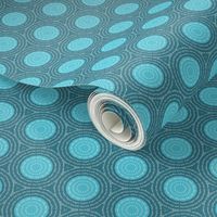 cyan circle geometric / small