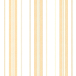 Linen Ticking Stripe in Yellow