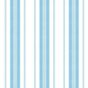 Linen Ticking Stripe in Blue