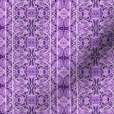 Lavender Lace vertical stripe