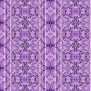 Lavender Lace vertical stripe