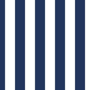 2" (5cm) Cabana Stripe Awning Stripes Classic Navy and White