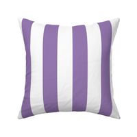 2" (5cm) Cabana Stripe Awning Stripes Lavender and White
