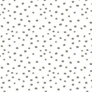 speckled gray spot - white and grey