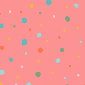 Polka Dots In Pink | Unicorn