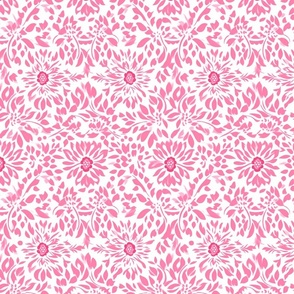 Blush Blossom Whimsy Floral Pattern