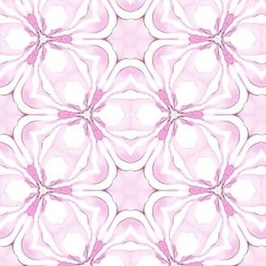 Pink  abstract chrystal flowers from Anines Atelier.