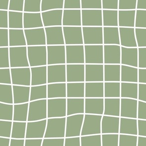 grid on moss