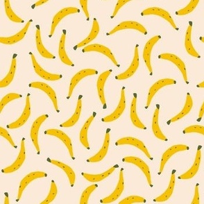 Bananas - Hand Drawn in yellow