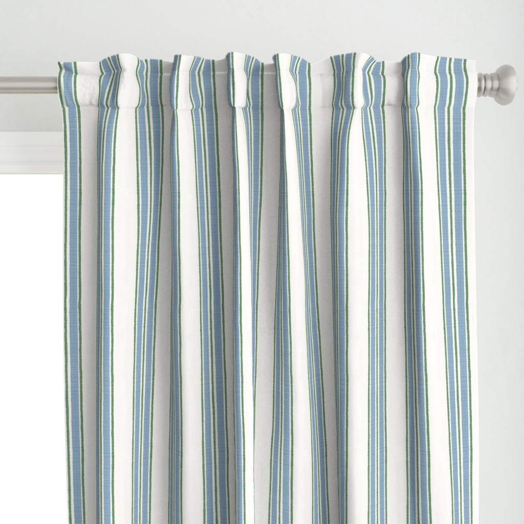 Custom Vikki Blue and Green Anderson Stripe