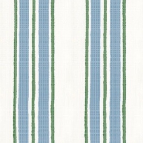 Custom Vikki Blue and Green Anderson Stripe