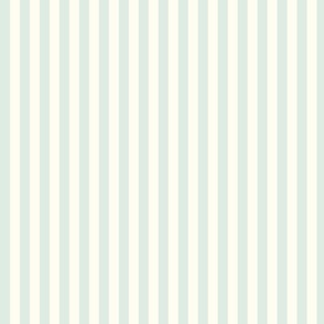 Small Cabana stripe - Pastel mint blue and cream white - Candy stripe - Awning stripes - nautical - Striped wallpaper - resort coastal sunbrella tiki vertical