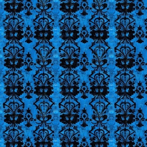 blue gothic batik 9
