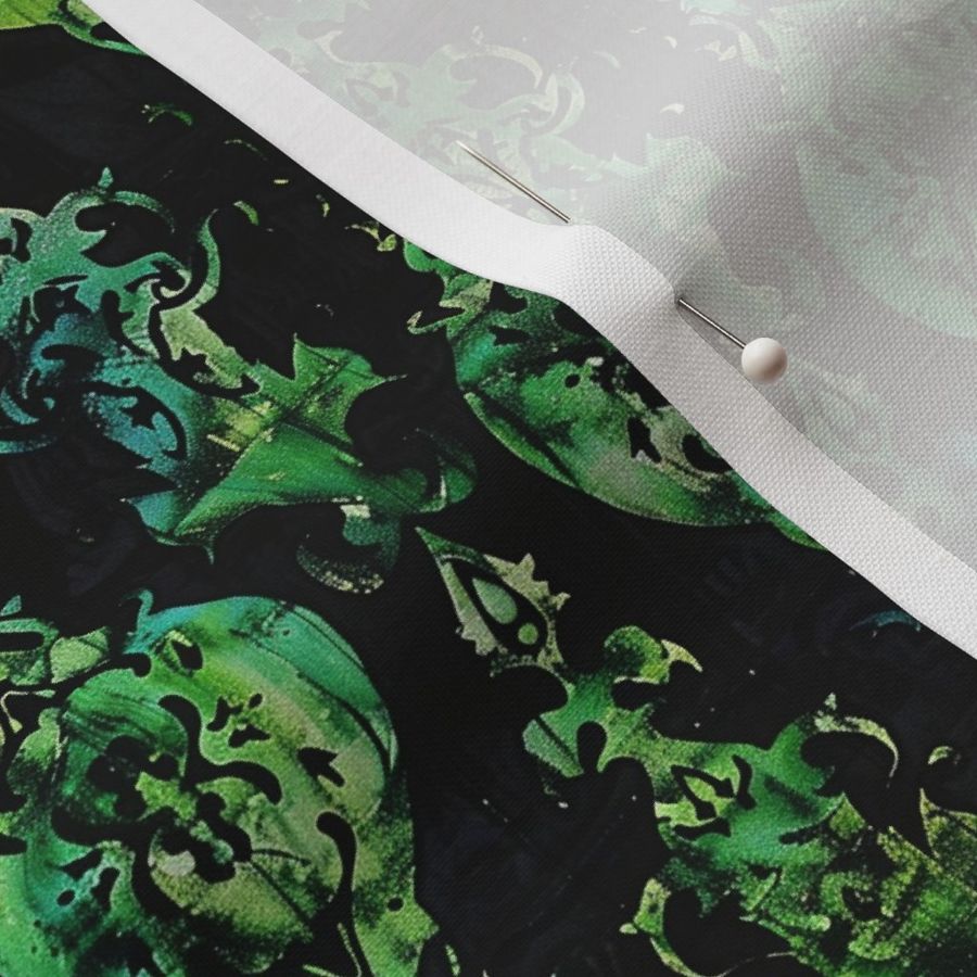 green gothic batik 1