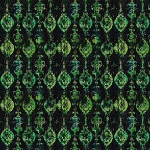 green gothic batik 1