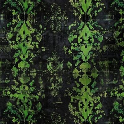 green gothic batik 3