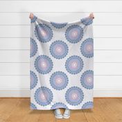 24” Radiant Intangible Polka Dot Mandala - Large