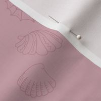 Shell Diamond - pink  large 