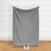 Gingham charcoal, dark grey - small scale