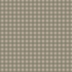 Gingham Rural Green 2x2