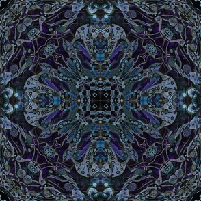 purple Arabic oriental kaleidoscope 1/LARGE