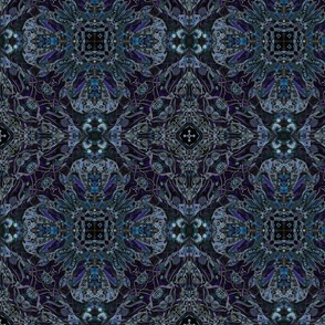 purple Arabic oriental kaleidoscope 1/MEDIUM