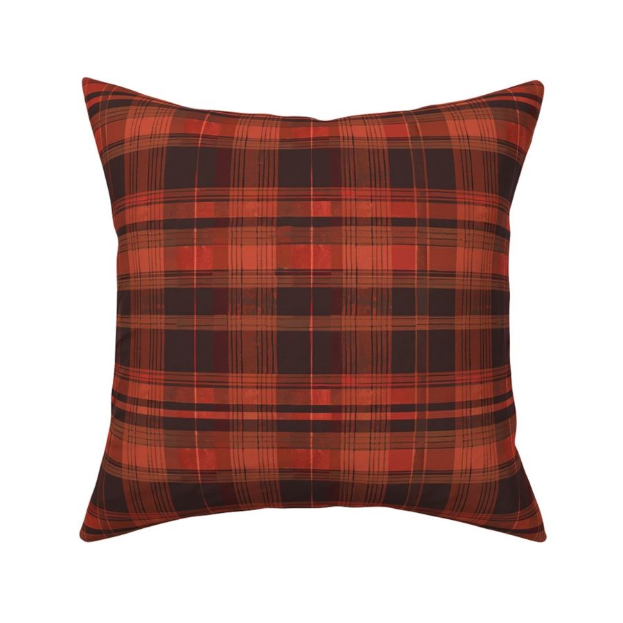 Rustic Harvest Tartan Pattern