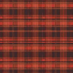 Rustic Harvest Tartan Pattern