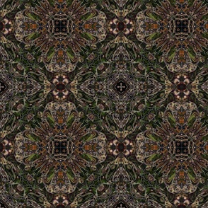 iridescent Arabic oriental kaleidoscope/MEDIUM