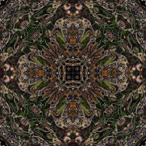earthy Arabic oriental kaleidoscope 1/LARGE