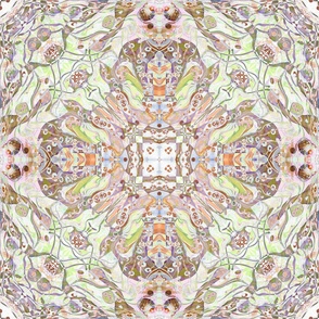 iridescent Arabic oriental kaleidoscope 1 pattern/LARGE