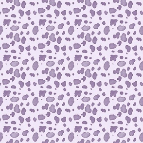 Purple Cow Print on Pink (Small)